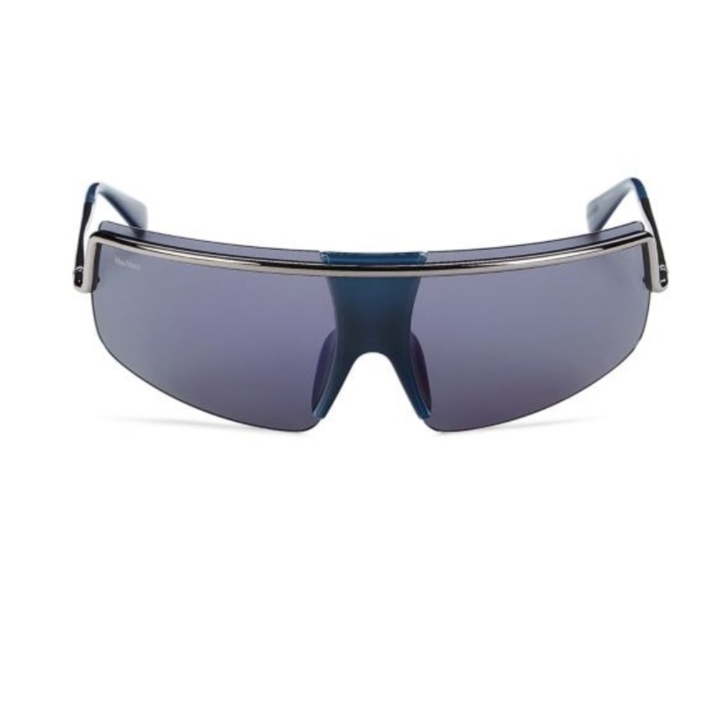 MAX MARA futuristic shield modern sunglasses